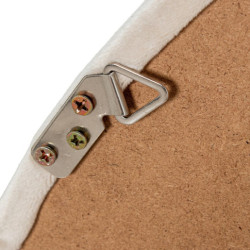 Espejo de pie beige