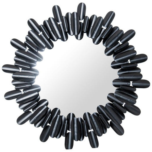Espejo pared negro