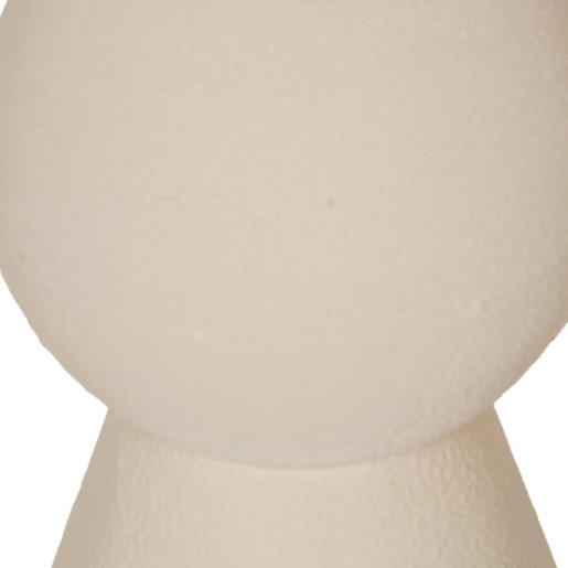 Mesa auxiliar natural y blanco