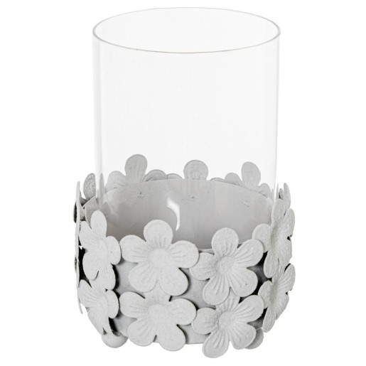 Portavelas blanco