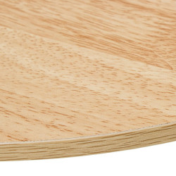 Mesa auxiliar natural y negro