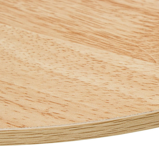 Mesa auxiliar natural y negro