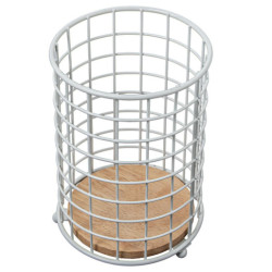 Soporte utensilios  blanco