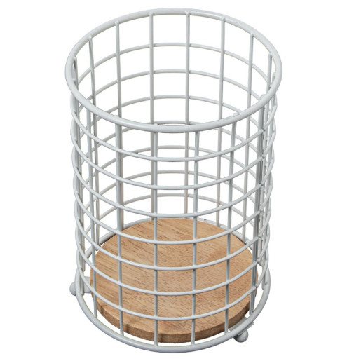 Soporte utensilios  blanco