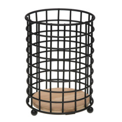 Soporte utensilios  negro