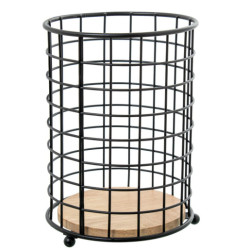 Soporte utensilios  negro