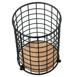 Soporte utensilios  negro