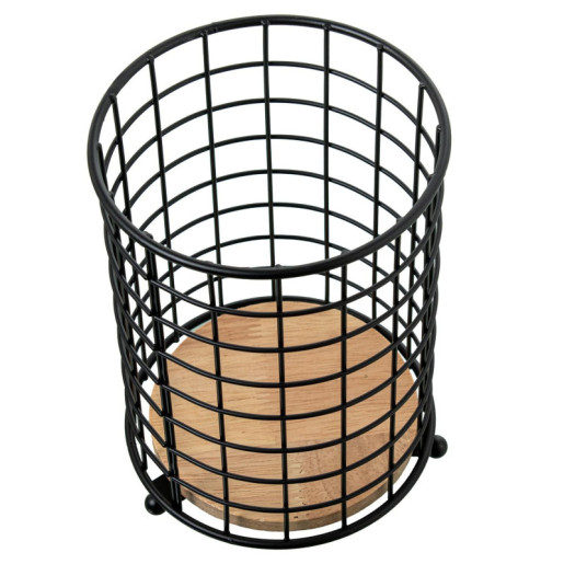 Soporte utensilios  negro