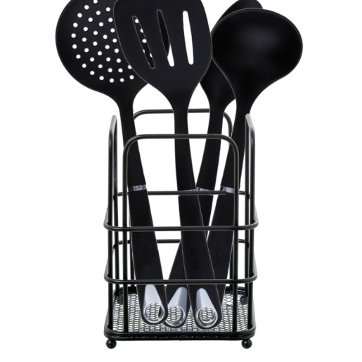 Soporte utensilios  negro
