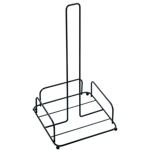 Soporte rollo cocina negro