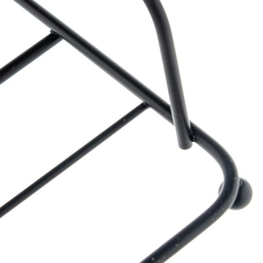 Soporte rollo cocina negro