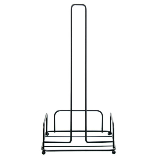 Soporte rollo cocina negro