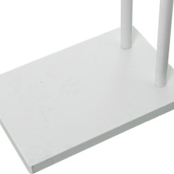 Toallero pie  blanco