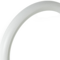 Soporte rollo con escobillero blanco