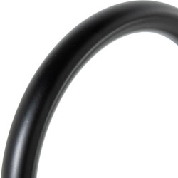 Soporte rollo con escobillero negro