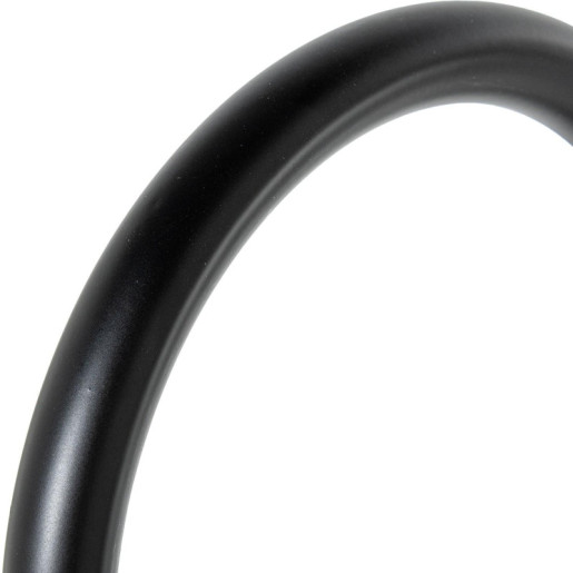 Soporte rollo con escobillero negro