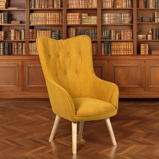 Sillon mostaza y natural