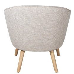Sillon beige y natural