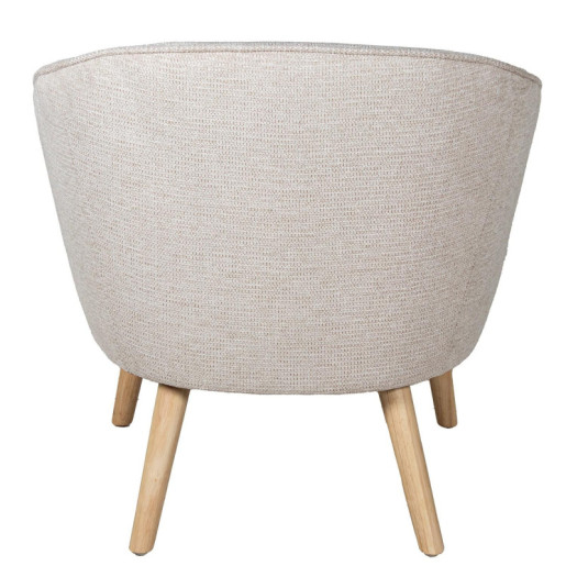 Sillon beige y natural