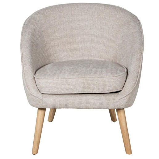 Sillon beige y natural