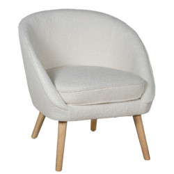 Sillon blanco y natural