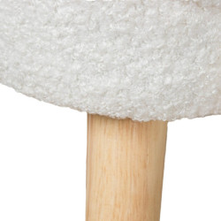 Sillon blanco y natural