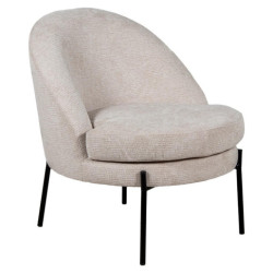Sillon beige y negro