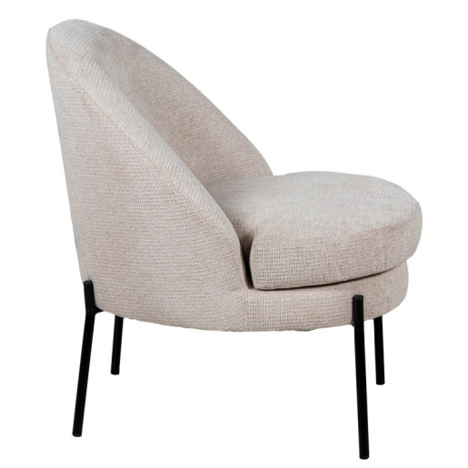 Sillon beige y negro