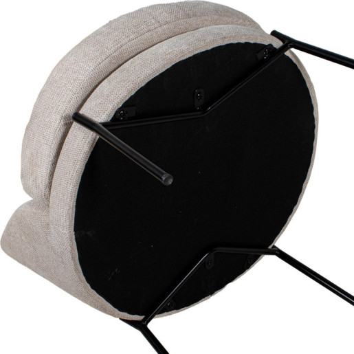 Sillon beige y negro