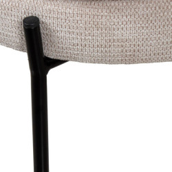 Sillon beige y negro