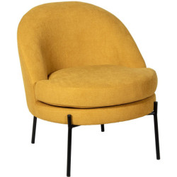 Sillon mostaza y negro