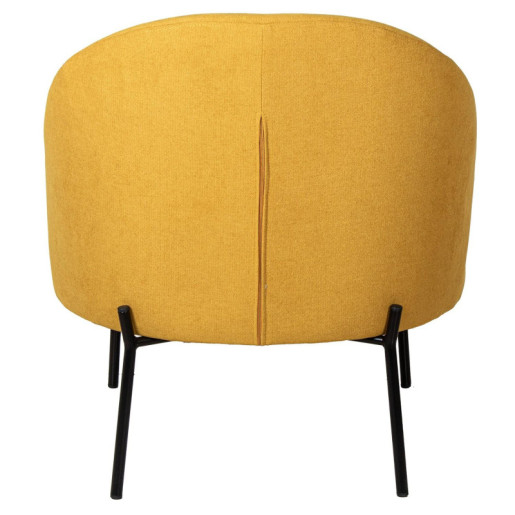 Sillon mostaza y negro
