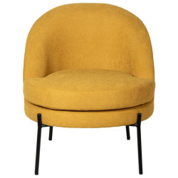 Sillon mostaza y negro