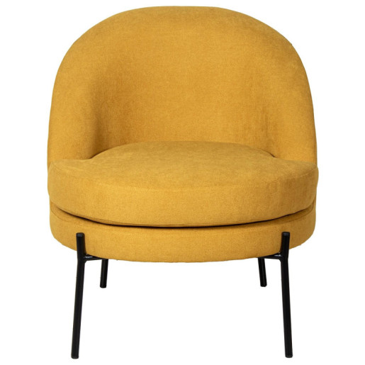Sillon mostaza y negro