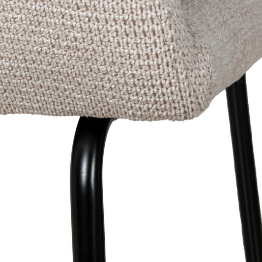 Set 2 sillas beige y negro