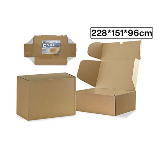 Caja carton automontante Marron