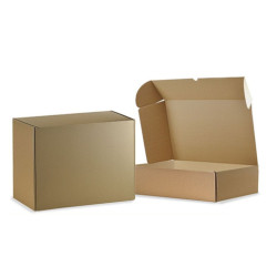 Caja carton automontante Marron