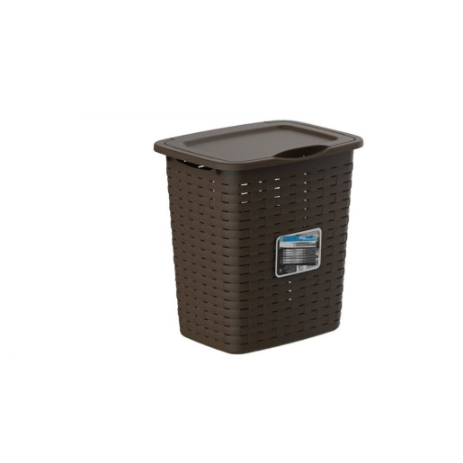 Cubo ropa sucia Marron