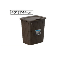 Cubo ropa sucia Marron