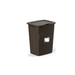 Cubo ropa sucia Marron