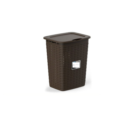 Cubo ropa sucia Marron