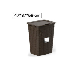 Cubo ropa sucia Marron