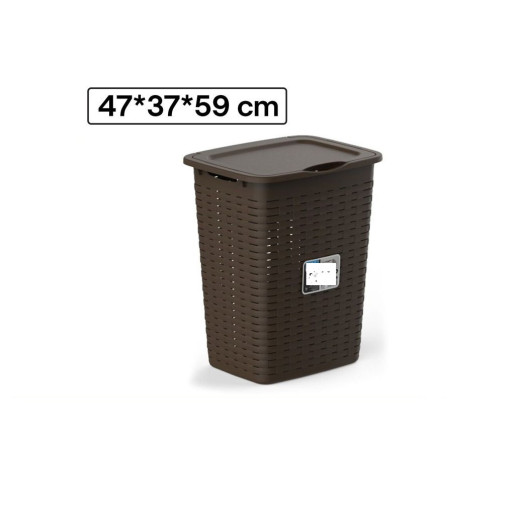 Cubo ropa sucia Marron