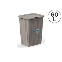 Cubo ropa sucia Marron arena