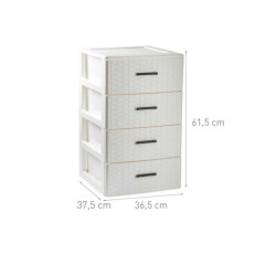 Cajonera para suelo o armarios Blanco roto