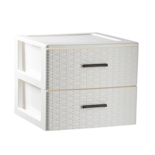 Cajonera sobremesa Blanco roto