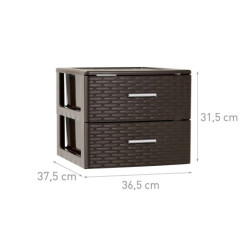 Cajonera sobremesa Marron