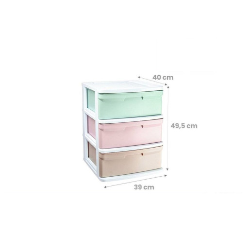 Cajonera multiusos Tonos pastel
