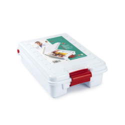 Caja botiquin con asa Blanco y rojo