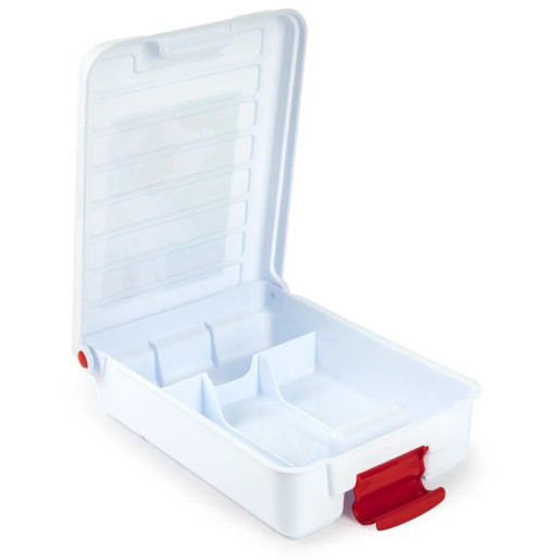 Caja botiquin con asa Blanco y rojo